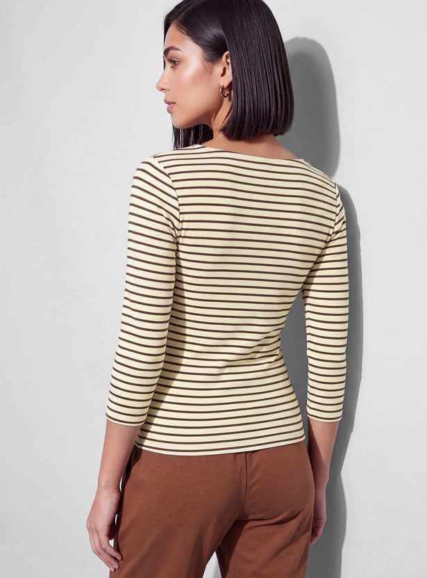 FAME FOREVER Striped T-shirt