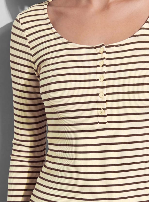 FAME FOREVER Striped T-shirt