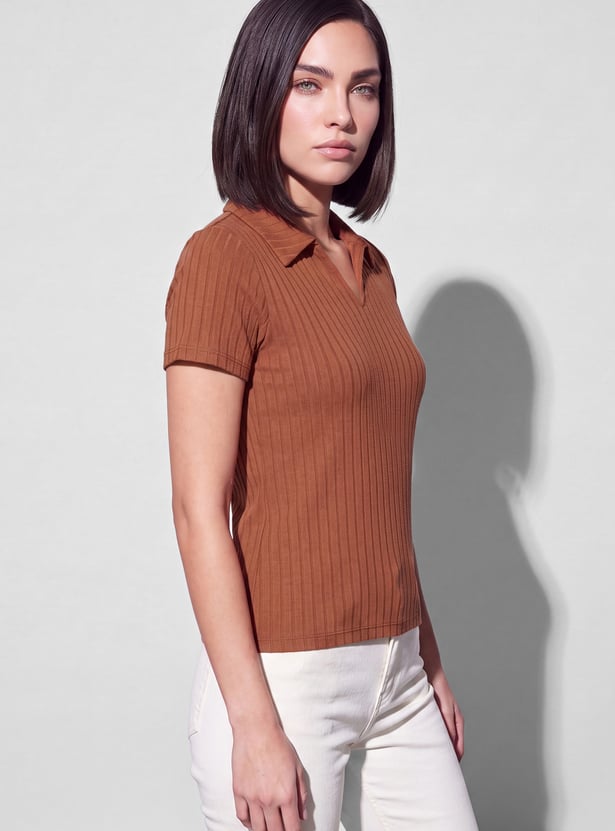 FAME FOREVER Ribbed T-shirt