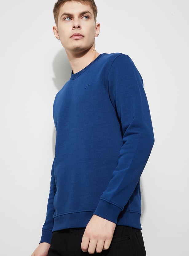 FAME FOREVER Solid Sweatshirt