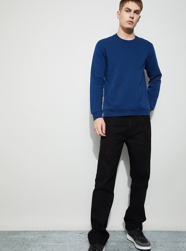 FAME FOREVER Solid Sweatshirt