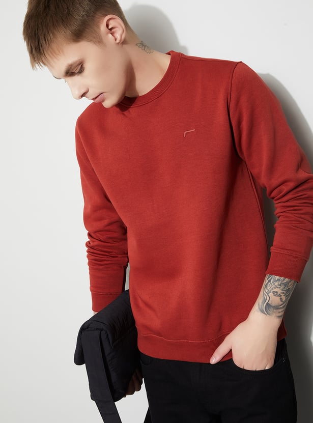 FAME FOREVER Solid Sweatshirt