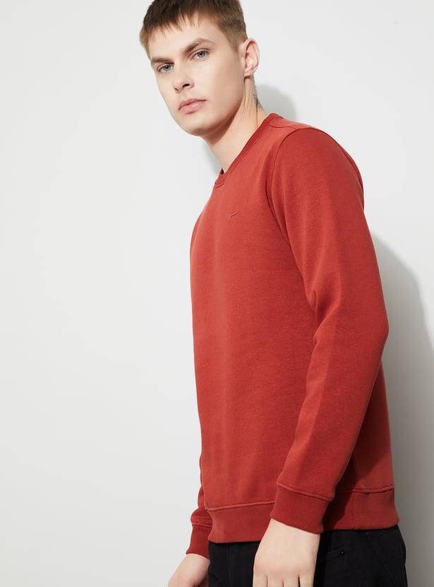 FAME FOREVER Solid Sweatshirt
