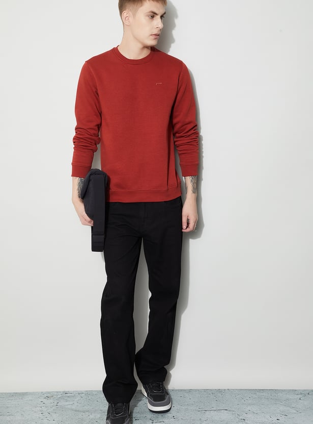 FAME FOREVER Solid Sweatshirt