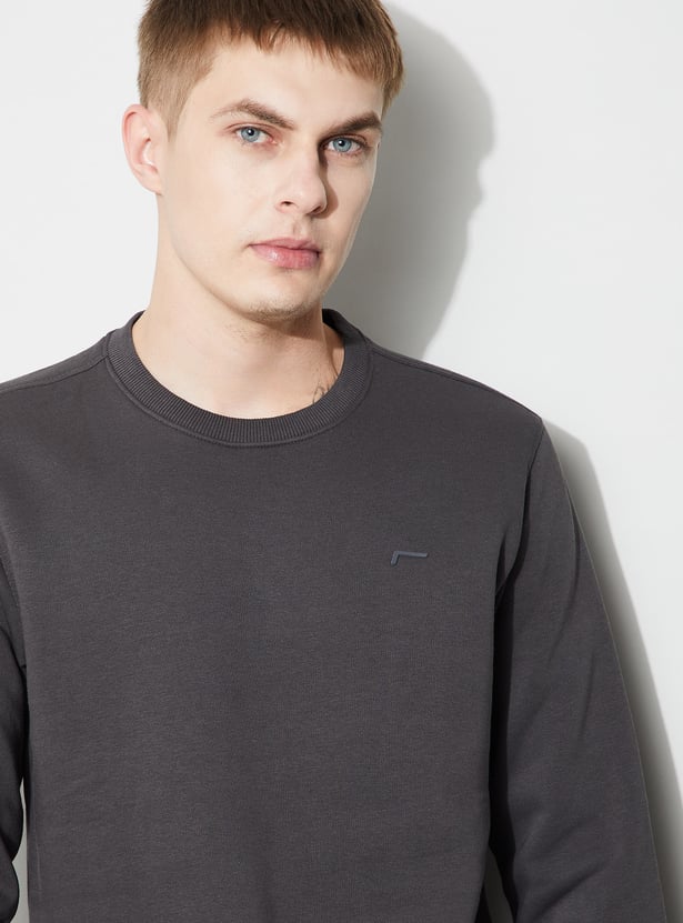 FAME FOREVER Solid Sweatshirt