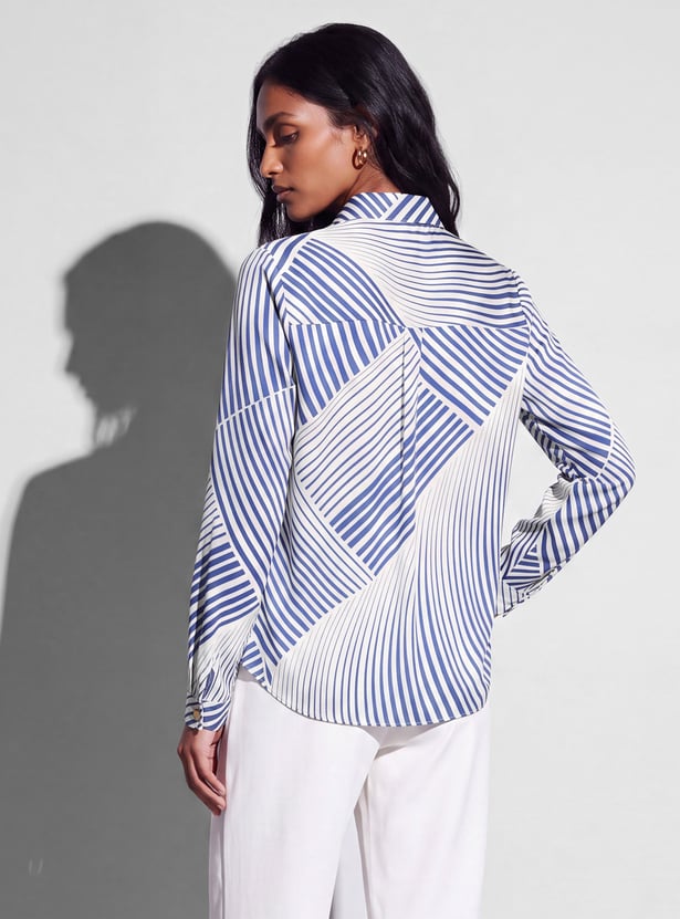CODE Striped Regular Fit Shirt