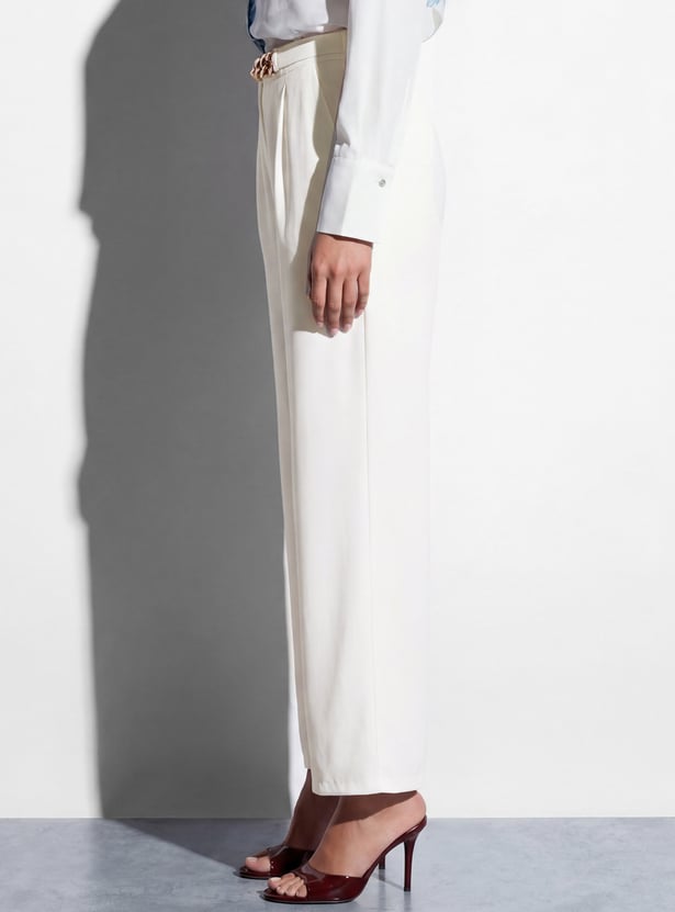 CODE Pleated Front Trousers