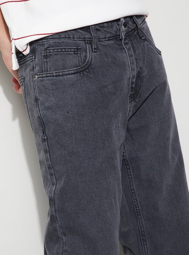 DENIMIZE Washed Regular Straight Jeans