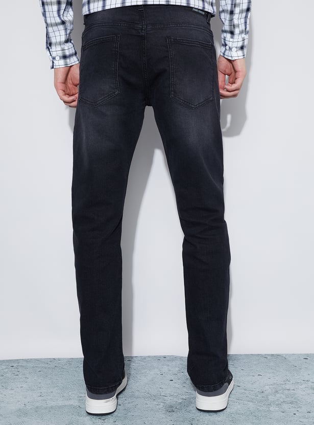 DENIMIZE Washed Slim Straight Jeans