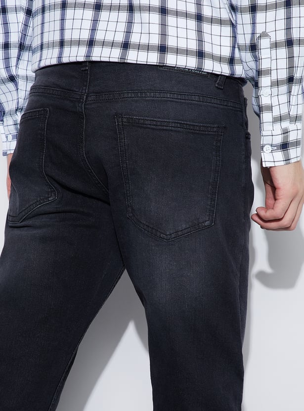 DENIMIZE Washed Slim Straight Jeans