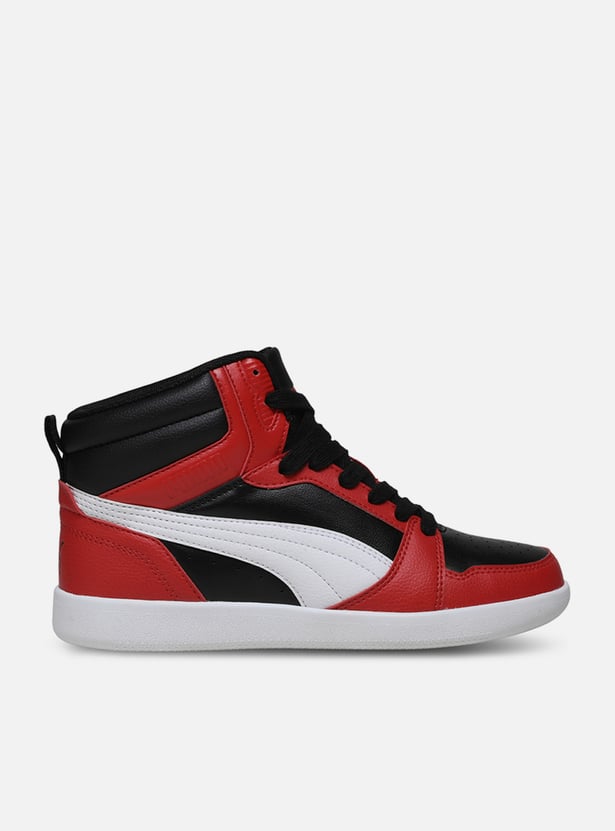 PUMA Boys Colourblock High-Top Sneakers