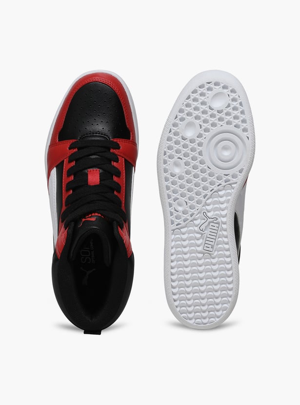 PUMA Boys Colourblock High-Top Sneakers