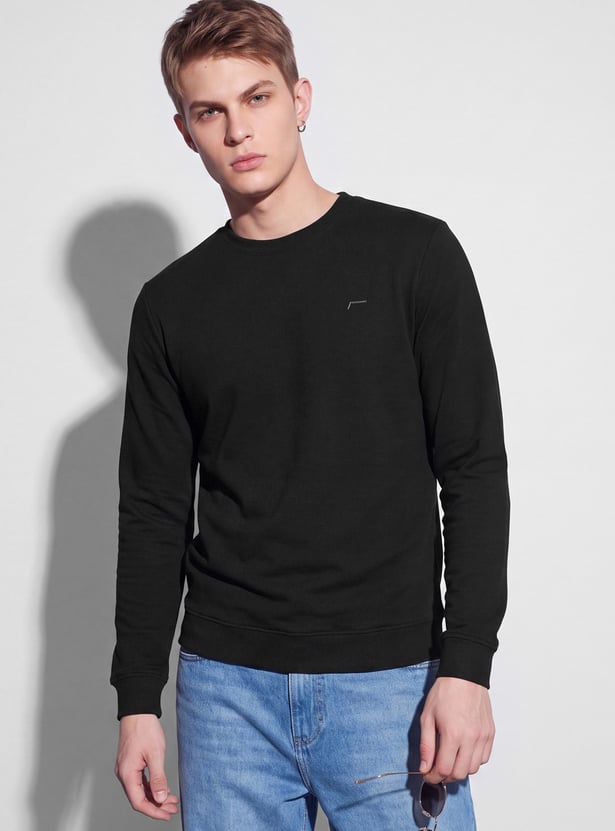 FAME FOREVER Solid Sweatshirt