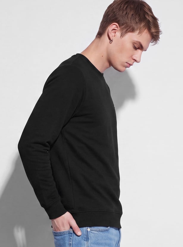 FAME FOREVER Solid Sweatshirt