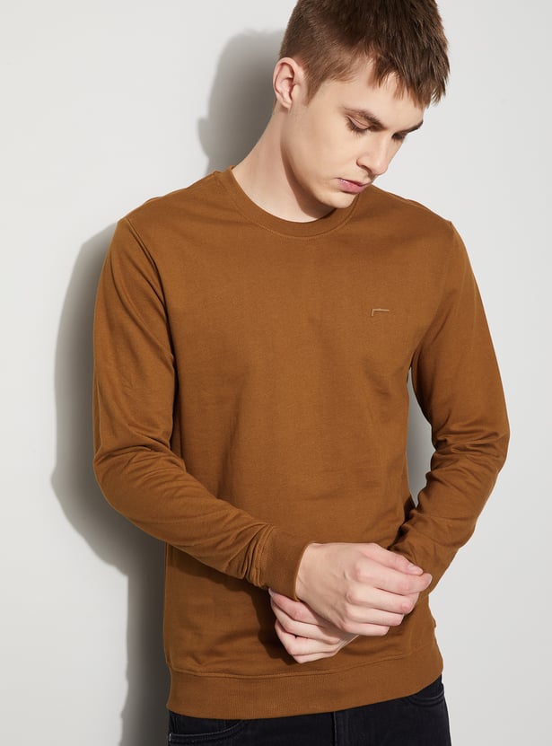 FAME FOREVER Solid Sweatshirt