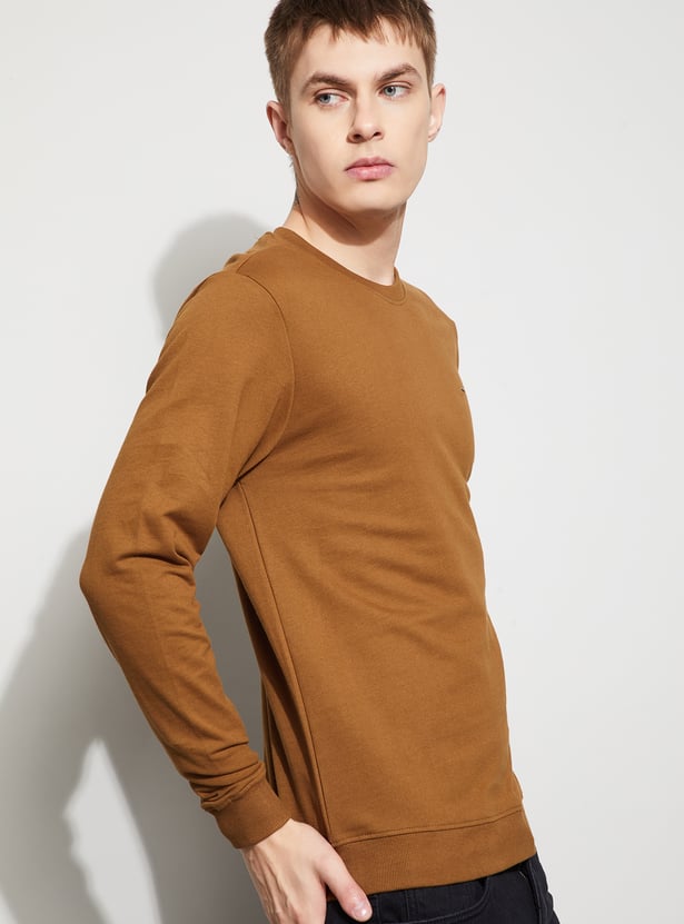 FAME FOREVER Solid Sweatshirt