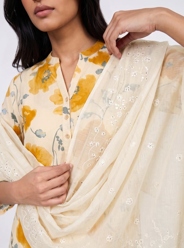 MELANGE Embroidered Dupatta