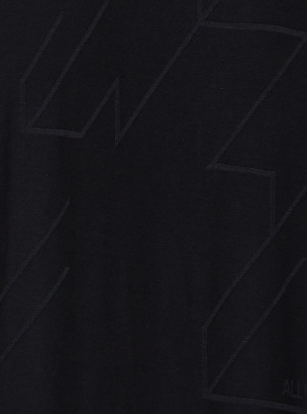 ALLEN SOLLY Solid Polo T-shirt