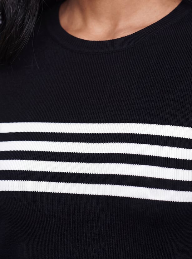 CODE CLASSIC Knit Striped Top