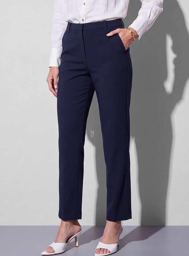 CODE CLASSIC Plain Woven Trousers