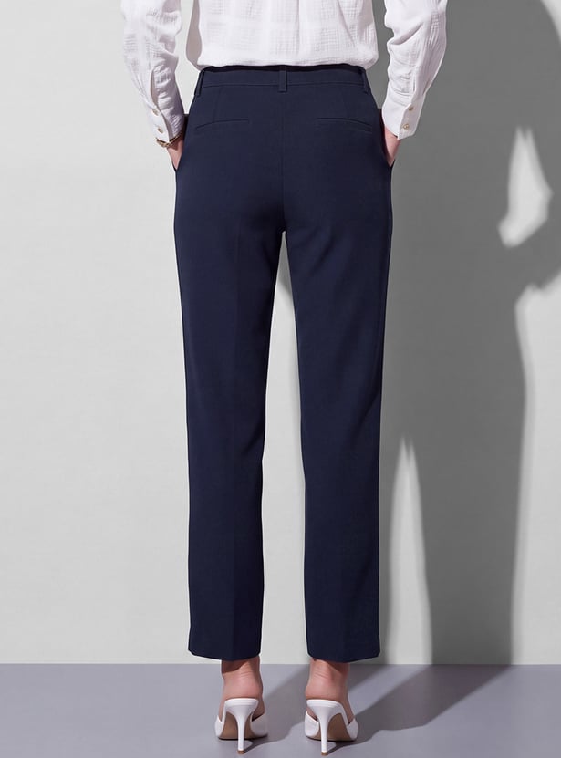 CODE CLASSIC Plain Woven Trousers