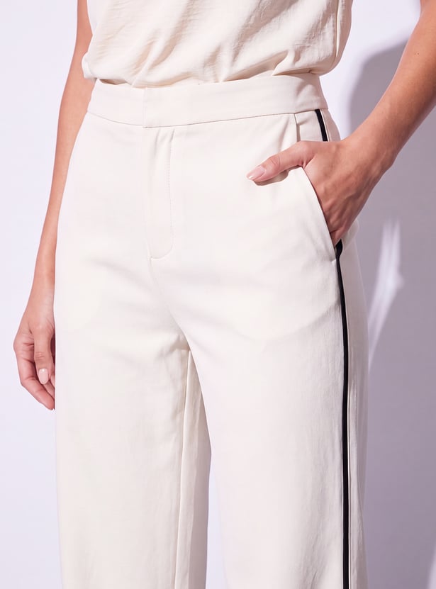 CODE CLASSIC High-Rise Knit Trousers