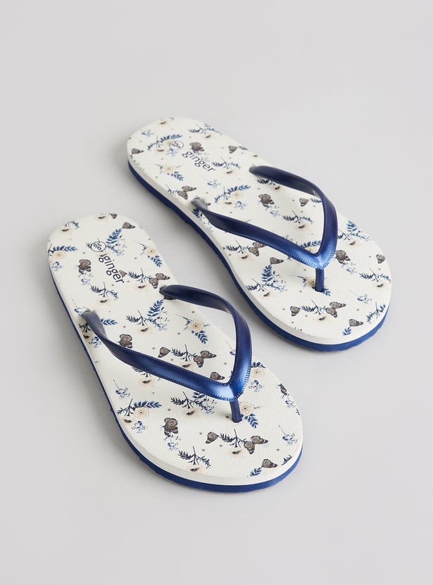 GINGER Printed Flip Flops
