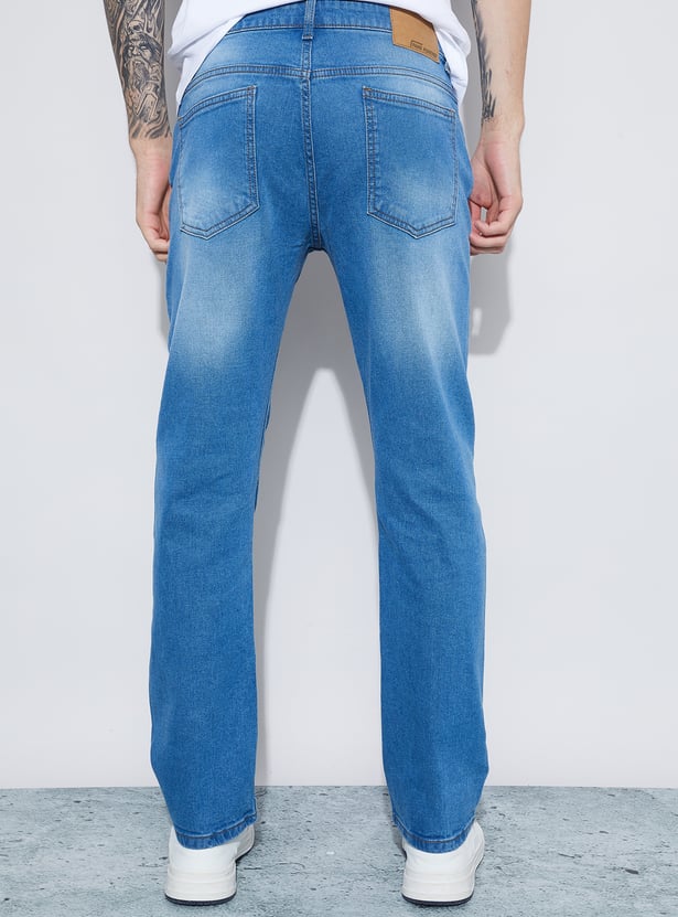 DENIMIZE Stonewashed Slim Straight Jeans