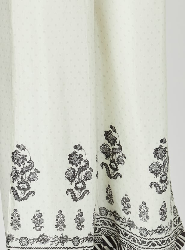 MELANGE Ethnic Motif Kurta Palazzo Set