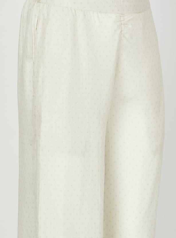 MELANGE Ethnic Motif Kurta Palazzo Set
