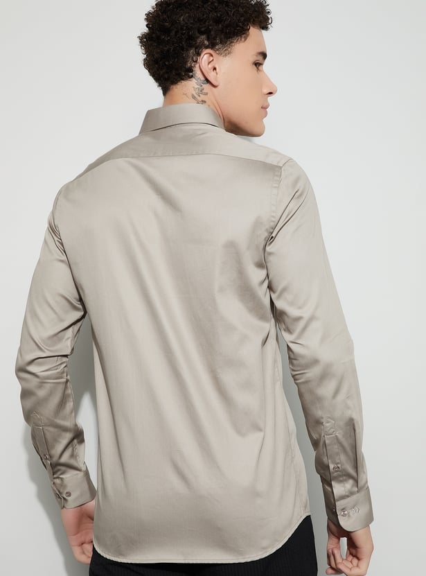 CODE Solid Slim Fit Formal Shirt