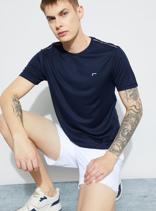 FAME FOREVER ACTIVE Solid Knit T-shirt