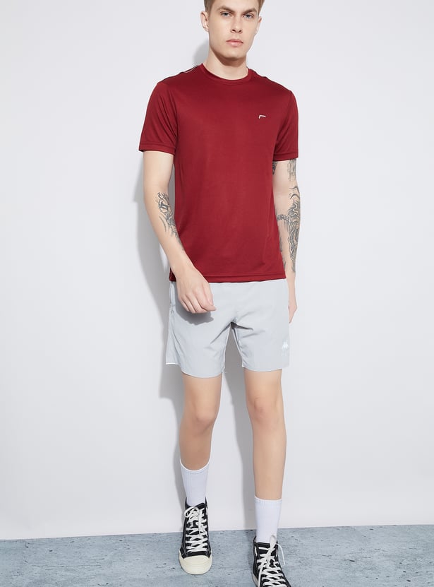 FAME FOREVER ACTIVE Solid Knit T-shirt