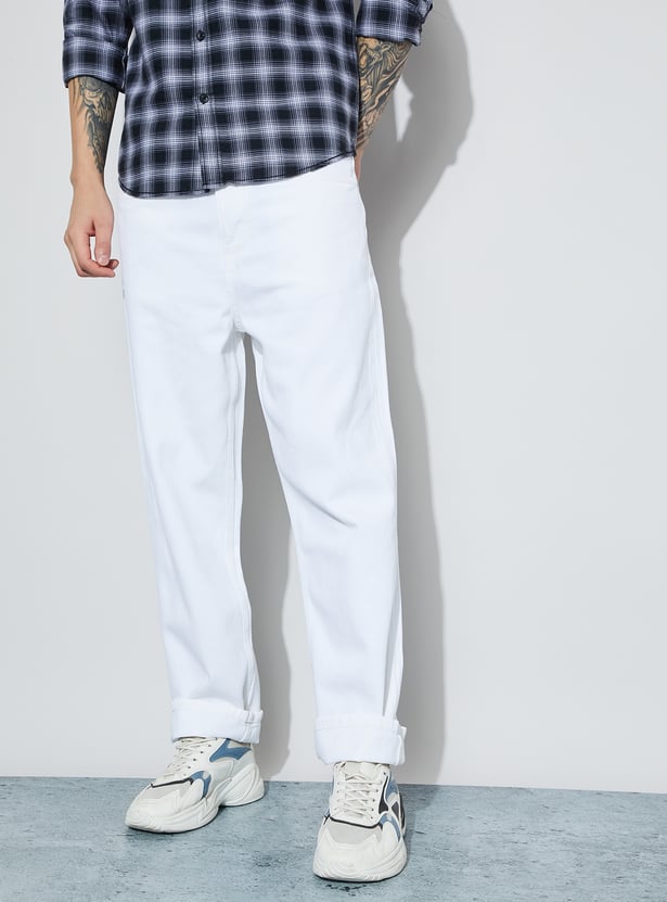 FORCA Solid Loose Fit Jeans