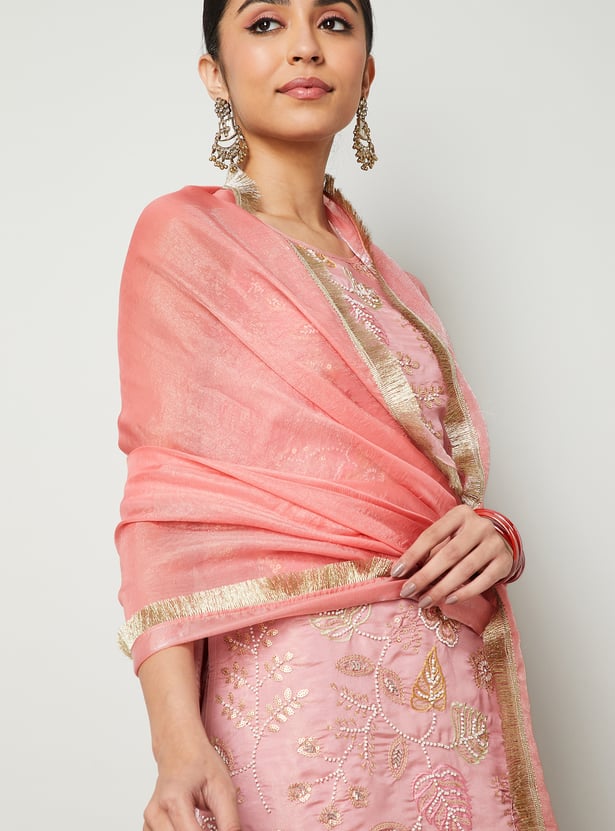 MELANGE Solid Dupatta