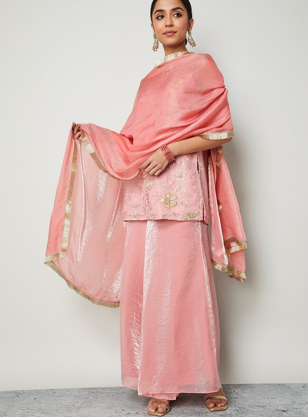 MELANGE Solid Dupatta