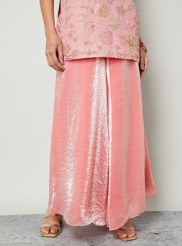 MELANGE Textured Palazzos