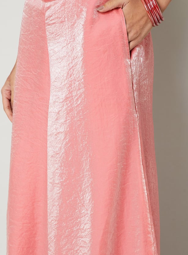 MELANGE Textured Palazzos
