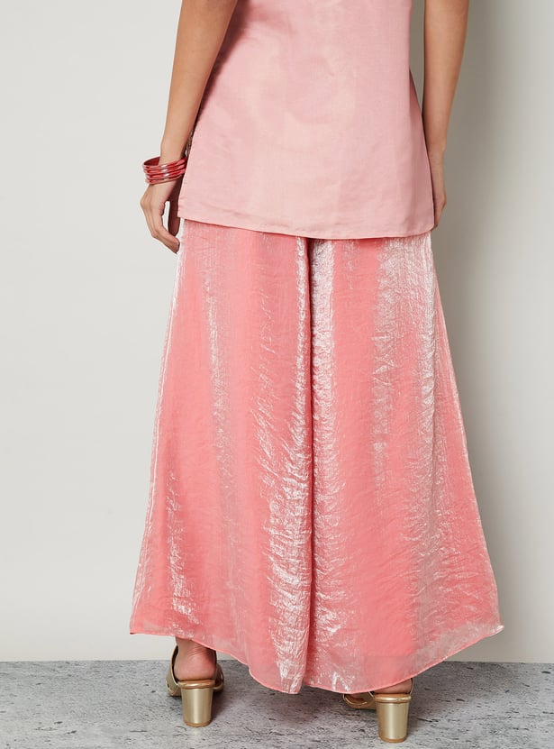 MELANGE Textured Palazzos