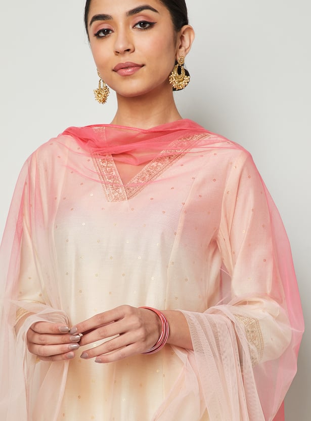 MELANGE Embellished Dupatta