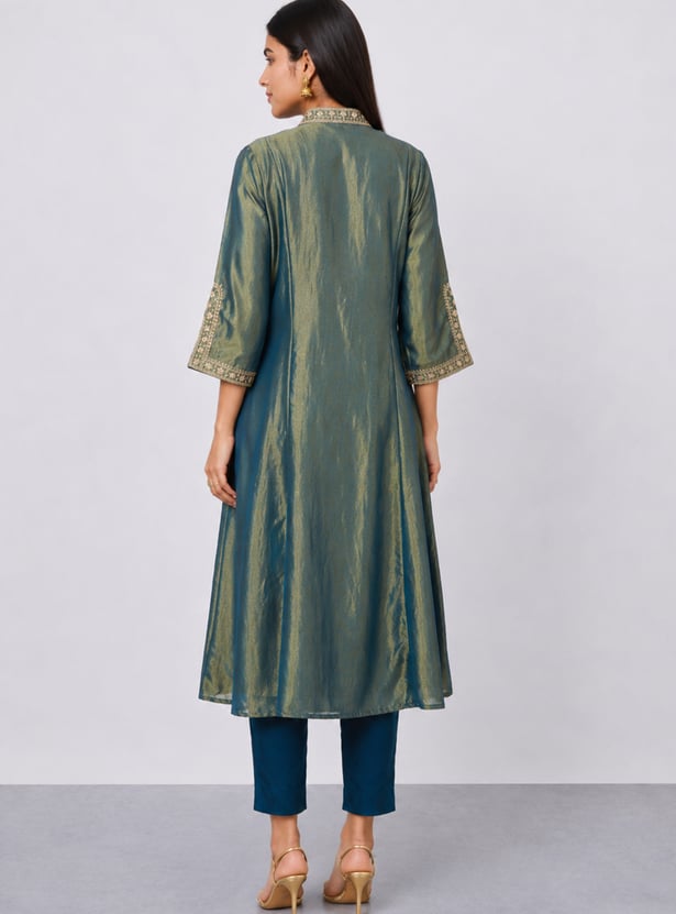 MELANGE Embroidered Anarkali Kurta