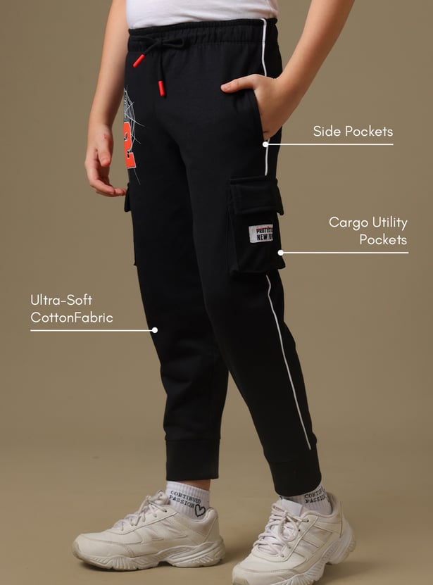 KIDSVILLE Boys Spider-Man Joggers