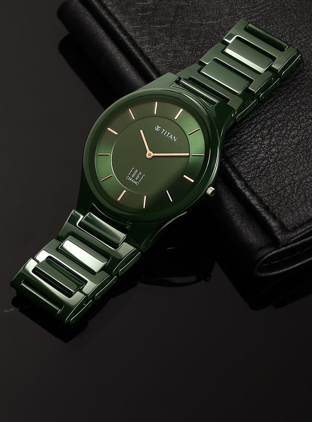 TITAN Edge Ceramic Analog Watch - NU1696QC06