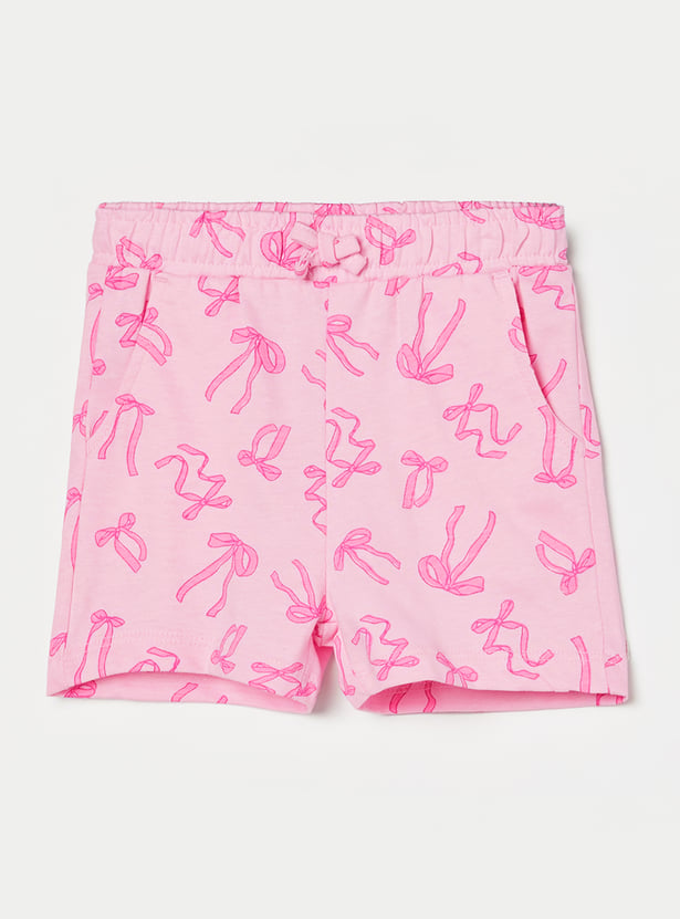 FAME FOREVER Girls Graphic Top with Shorts Set