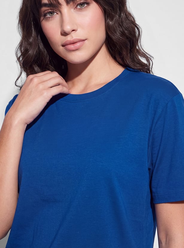 FAME FOREVER Solid T-shirt