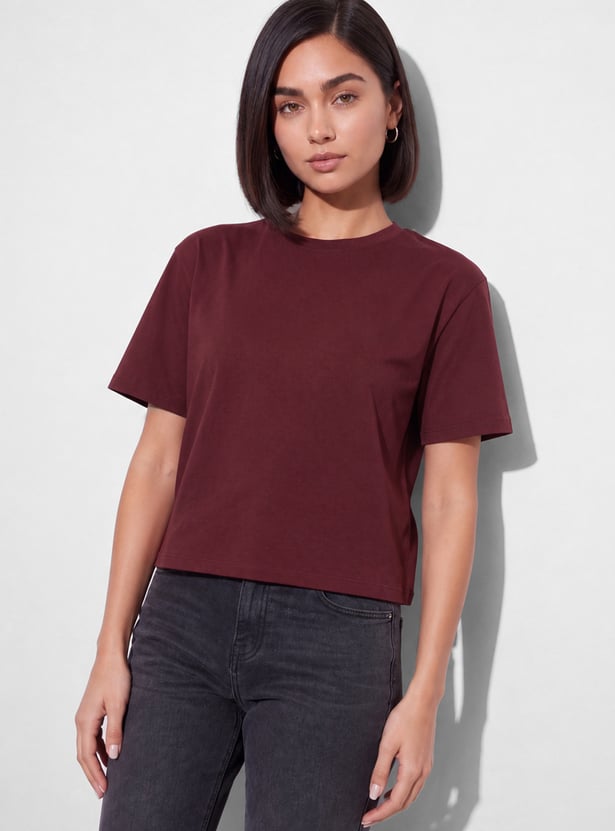 FAME FOREVER Solid T-shirt