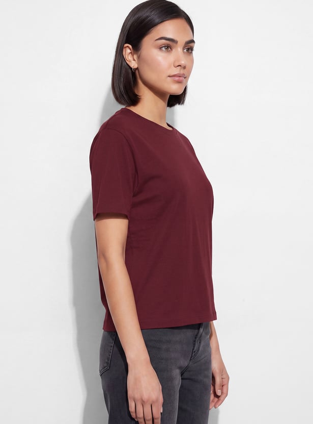FAME FOREVER Solid T-shirt