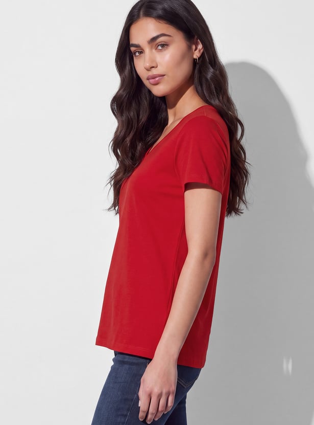FAME FOREVER Solid T-shirt