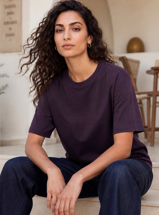 FAME FOREVER Solid T-shirt