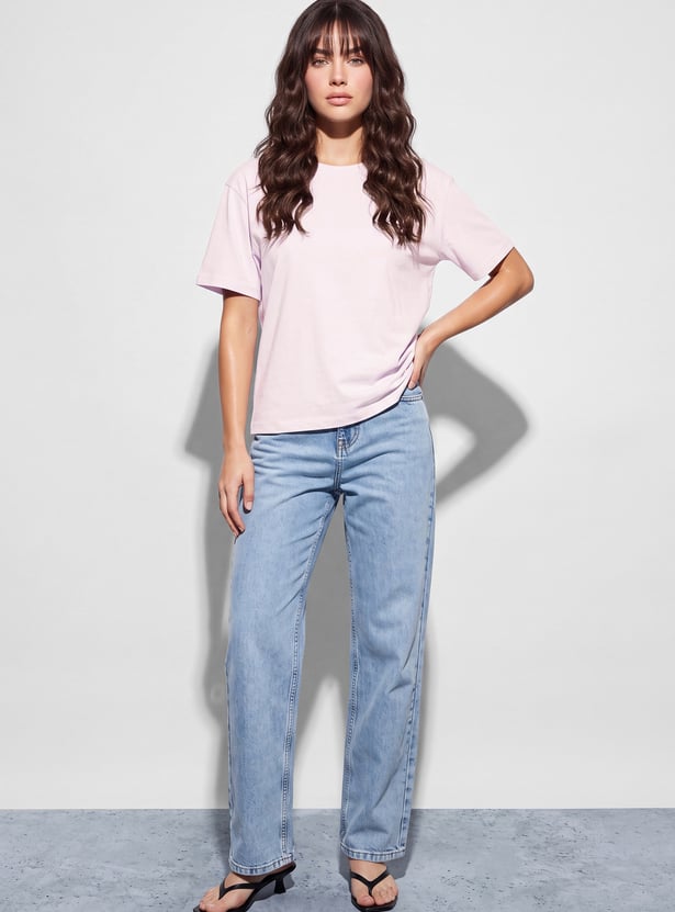 FAME FOREVER Solid T-shirt